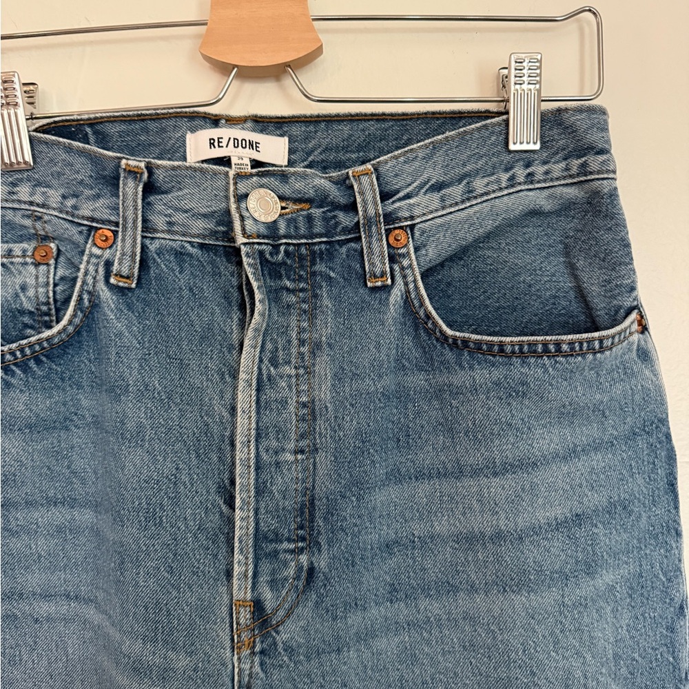 Re/Done size 29 raw hem jeans